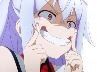 😬 Anime, Manga, Ekspresi wajah, Senyum, Kartun telegram sticker