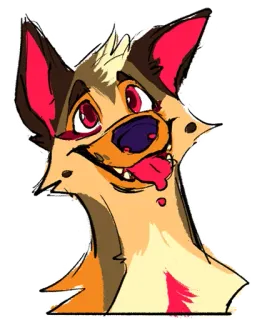 😊 dog, cartoon, animal, cute, pet telegram sticker