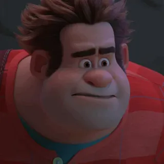 🥨 Wreck-It Ralph desenho animado, filme, disney, personagem, detona ralph whatsapp sticker