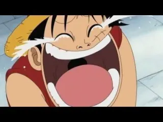 😂 Monkey D. Luffy One Piece Anime, Cartoon, Weinend, Lachend, One Piece, Monkey D. Luffy telegram sticker