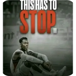 ❌ Dennis Schröder NBA THIS HAS TO STOP. whatsapp sticker