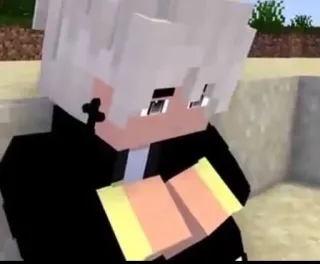 😶 Minecraft, Gioco a blocchi, Personaggio videogioco, Avatar, Personaggio 3D telegram sticker