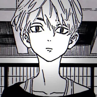 🀄 Anime, Manga, Ragazzo, Ritratto, Personaggio, Illustrazione telegram sticker