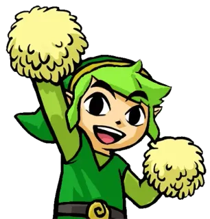 Triforce Heroes whatsapp stickers