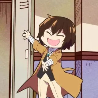 dazai osamu @tesserasera telegram stickers