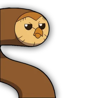 😒 Hooty The Owl House 애니메이션, 만화, 올빼미, 문, 집, 후티 telegram sticker