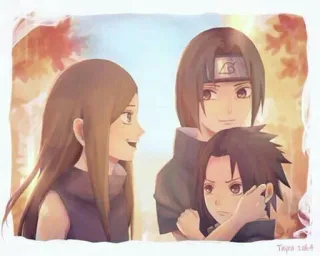 😌 Itachi Uchiha Naruto Аниме, Наруто, Итачи, Саске, Учиха, Семья telegram sticker