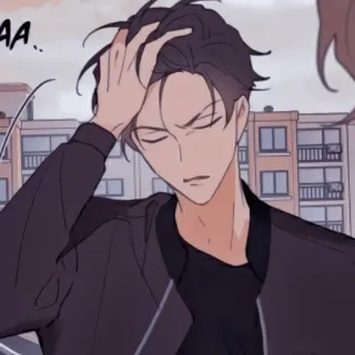😤 AA.. Anime, Manga, Personaggio, Uomo telegram sticker