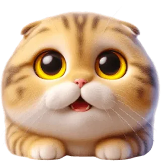 😳 mèo, mèo con, dễ thương, đáng yêu, thú cưng, động vật telegram sticker