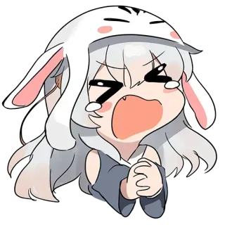 🥀 anime, cartoon, crying, sad, emotional, kawaii telegram sticker