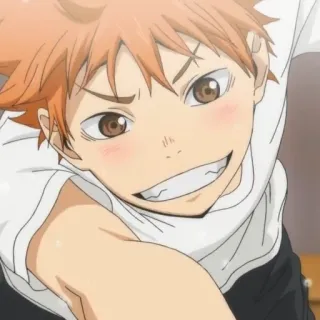 ☀️ Hinata Shoyo Haikyuu!! anime, haikyuu, hinata shoyo, volleyball, sports telegram sticker