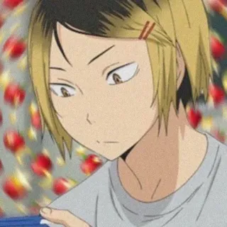🏐 Kozume Kenma Haikyuu!! Anime, Garçon, Kenma, Kozume, Haikyuu, Jeu vidéo telegram sticker