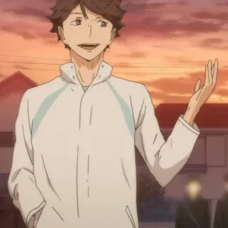 💗 Oikawa Tooru Haikyuu!! Anime, Personaggio, Haikyuu, Oikawa telegram sticker