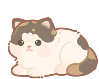 🐾 猫, かわいい, 可愛い, ペット, 動物, 飼い猫 telegram sticker