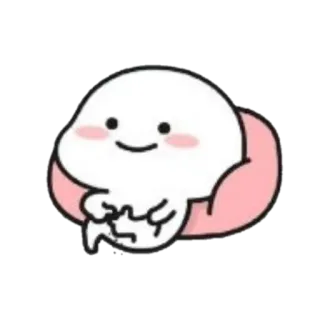 🪐 carino, kawaii, blob, gommoso, adorabile, cartone animato telegram sticker