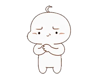 🤜 귀여운, 만화, 캐릭터, 순수한, 그림, 카와이 telegram sticker