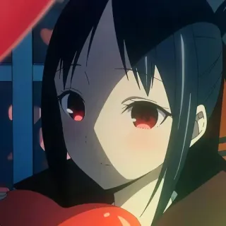 🤔 Kaguya Shinomiya Kaguya-sama: Love Is War Anime, Karakter, Cinta, Hati, Kaguya-sama, Romansa telegram sticker