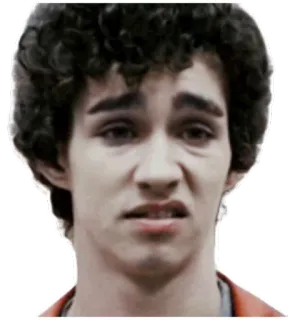 🤢 Nathan Young Misfits Misfits, Нэйтан Янг, Роберт Шиэн, сериал, комедия, неловкий, смешной telegram sticker