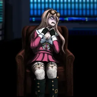 🔩 Miu Iruma Danganronpa V3: Killing Harmony anime, video game, fan art, Danganronpa, Miu Iruma, killing game telegram sticker