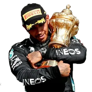 🥰 Lewis Hamilton formule 1, course, sport, gagnant, pilote whatsapp sticker