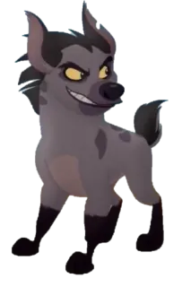 😈 Janja The Lion Guard Hyène, Dessin animé, Janja, La Garde du Roi Lion telegram sticker