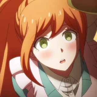🌟 Hiyoko Saionji Danganronpa アニメ, キャラクター, 西園寺日寄子, ダンガンロンパ whatsapp sticker
