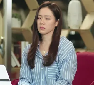 😒 woman, portrait, expression, person, actress telegram sticker