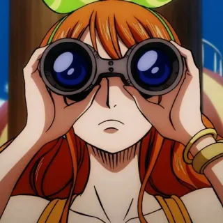 Nami • @clarettaai telegram stickers