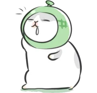 🍋 zwierzę, kot, słodki, naklejka, kreskówka, ilustracja telegram sticker