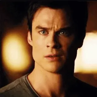 💉 Damon Salvatore The Vampire Diaries 吸血鬼, 电视剧, 剧情, 超自然, 角色, 伊恩·萨默海尔德, 吸血鬼日记, 达蒙·萨尔瓦托 telegram sticker