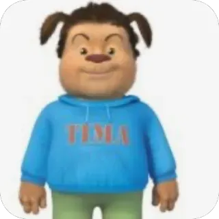 🫥 TIMA dessin animé, personnage, Tima, animé, drôle, animalier telegram sticker