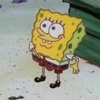 😏 Spongebob Squarepants สพันจ์บ็อบ, การ์ตูน, ตลก, นิคเคิลโอเดียน, รายการทีวี, ตัวละคร telegram sticker