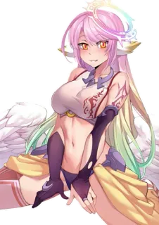 💖 anime, girl, wings, fantasy telegram sticker