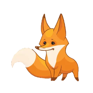 😖 лиса, животное, мультфильм, милый, дикая природа, млекопитающее telegram sticker
