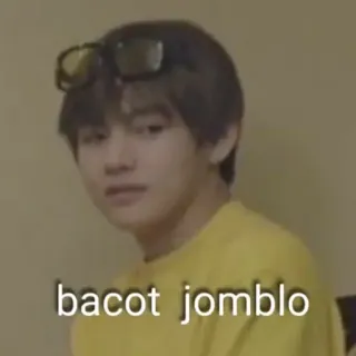 🏁 bacot jomblo Meme, lustig, Ausdruck, Reaktion telegram sticker