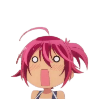 😉 anime, sốc, ngạc nhiên, hoạt hình, cô gái, hào hứng telegram sticker