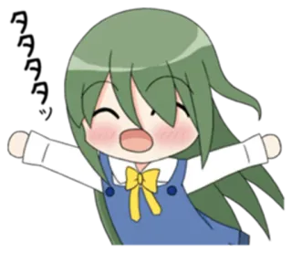 🙌 Anime, Chibi, Niedlich, Cartoon, Manga, Kawaii telegram sticker