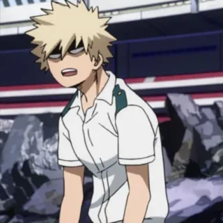 💥 Bakugo Katsuki My Hero Academia Anime, My Hero Academia, Bakugo, Katsuki, Manga, Karakter telegram sticker