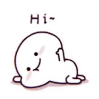 🦋 Hi~ Cartoon, Figur, Beleidigung, Mittelfinger whatsapp sticker