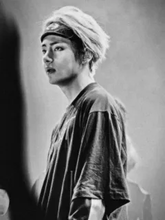 ➰ V kpop, bts, singer, celebrity, music, idol, artist telegram sticker