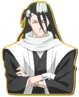 😌 Byakuya Kuchiki Bleach Anime, Bleach, Byakuya Kuchiki, Personagem, Mangá, Shinigami, Capitão, Gotei 13 whatsapp sticker