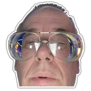 👴 uomo, occhiali, faccia, ritratto, selfie, occhi telegram sticker