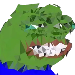 😂 Pepe the Frog Пепе, лягушка, мем, интернет, мультфильм whatsapp sticker