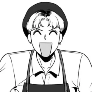 😀 Mangá, Anime, Desenho animado, Personagem, Retrato, Ilustração telegram sticker