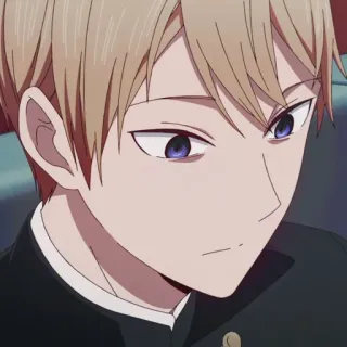 😕 Miyuki Shirogane Kaguya-sama: Love Is War Anime, Männlich, Schuluniform, Porträt telegram sticker