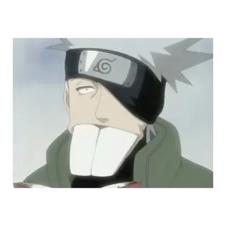 😁 Kakashi Hatake Naruto Anime, Divertido, Meme, Kakashi, Naruto, Dibujo animado telegram sticker