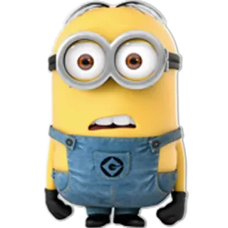 😐 Minion Despicable Me Minion, Verschrikkelijke Ikke, Cartoon, Personage telegram sticker