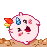 🙃 Desenho animado, Fofo, Kawaii, Unicórnio telegram sticker