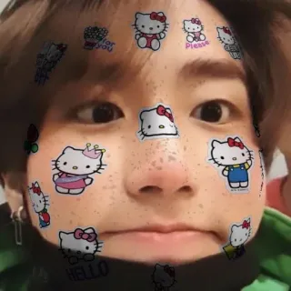 👁️ Hello Kitty for you hello kitty, 三丽鸥, 可爱, 卡通, 卡哇伊, 贴纸, 叠加 whatsapp sticker