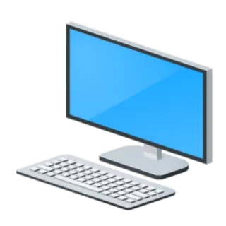 💾 ordenador, teclado, escritorio, electrónica, tecnología telegram sticker